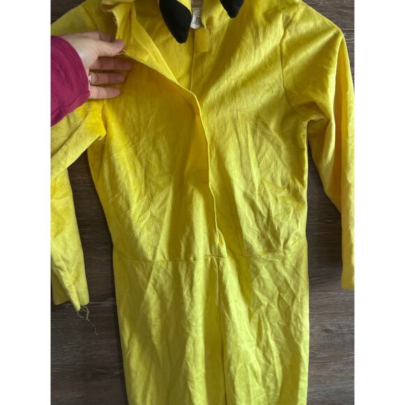 Pokemon Pikachu Boy Costume halloween size M 8-10 yrs bodysuit yellow hoodie - Picture 6 of 11